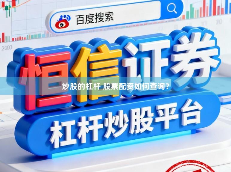 炒股的杠杆 股票配资如何查询？